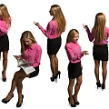 Characters Female Characters 3d model