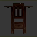Round Wooden Dining Table And Two Chairs Home Furniture Dining Set