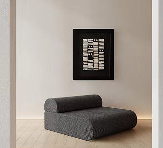 Modern Single Sofa Chair Leisure Chair 3d model