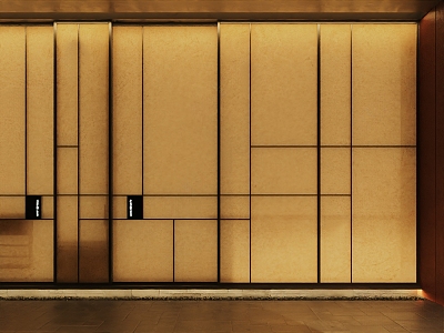 Japanese-style DuPont paper sliding door model