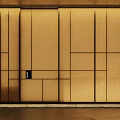 Japanese-style DuPont paper sliding door 3d model