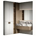 Modern Bathroom Vanity Cabinet With Wooden Frame Marble Countertop And Mirror