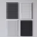 Modern Venetian Blinds In Black And White For Home Interior Styling