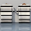 clothes hat shelf bag 3d model