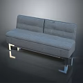 Multi Person Gray Sofa With Metal Legs In Modern Style Comfortable Seating