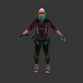 Full Body Tactical Combat Outfit With Helmet Mask Gloves And Black Boots