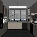 Modern Kitchen 3d model
