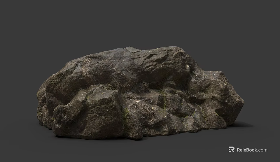 Natural Stone Material With Rough Texture For Decorative Garden And Home Decoration 3d model 