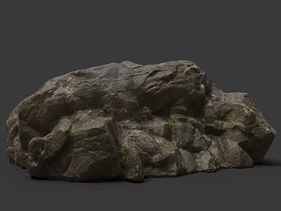Natural Stone Material With Rough Texture For Decorative Garden And Home Decoration 3d model