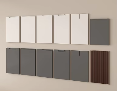 Modern Other Door Cabinet Door Minimalist Cabinet Door Cream Air Cabinet Door Wardrobe Cabinet Door Shoe Cabinet Door 3d model