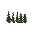 Creative Decorative Plant Arrangements With Spiral Tiered And Layered Greenery Shapes