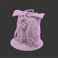 Camping backpack travel bag travel backpack backpack camping bag mountaineering bag hiking backpack travel bag 3d model