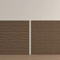 Modern wave clapboard 3d model