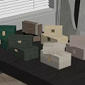 Tea Box Gift Box Storage Box 3d model