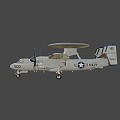 Hawkeye Fighter 3d model