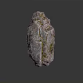 Natural Wooden Stone Material With Gray Pink Color And Mossy Surface Texture