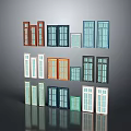 Colorful Window Collection With Diverse Styles And Frame Designs For Home Improvement