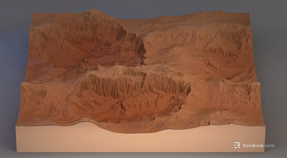 High Quality Commercial Terrain Mapping Equipment With Detailed Topographic Features 3d model 