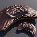 Chocolate Covered Half Moon Cookies With Shiny Coating In Two Sizes