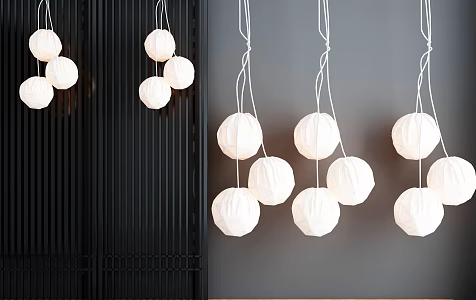 Modern chandelier 3d model