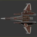Red Transparent Fighter Jet Models With Sleek Aerodynamic Design And Two Side by Side 3d model