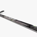 Sleek Black Hockey Stick With Green Accents And Modern Design