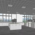 Modern Laboratory 3d model