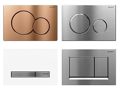 Daily Washing Products Modern Panel Soap Dispensers with Copper Silver White Gray 3d model