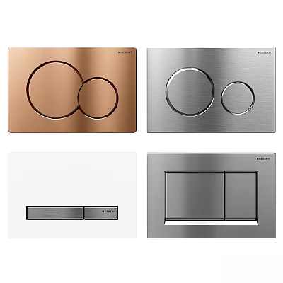 Daily Washing Products Modern Panel Soap Dispensers with Copper Silver White Gray 3d model
