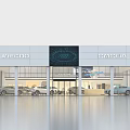 Modern JAECOO SMOODA Car Showroom Exterior With Glass Facade And Displayed Vehicles