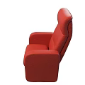 Modern Red Upholstered Single Sofa With Stylish Design For Home Living Room