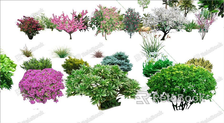 Modern Tree Plants model