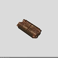 Technology Exhibition Hall Display Of Wooden Logs Strapped With Leather Belt