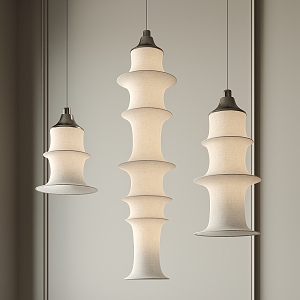 Horn chandelier 3d model