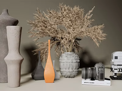 Silent Vase Decorative Components 3d model