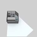 Industrial Equipment Internal Mechanical Structure With Metal Components And Control Systems