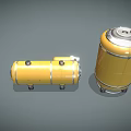 Sci-fi bucket sci-fi storage tank sci-fi props 3d model