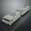 Heavy Duty Tracked Military Vehicle With Camouflage Paint And Multi Compartment Structure