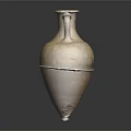 Classic Home Furniture Adorned With Ancient Ceramic Vase Featuring Handles