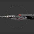 Futuristic Silver Spaceship Design With Sleek Wings And Blue Front Lights