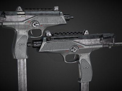 submachine gun model