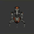 Mech Warrior Mech Soldier Machine Battlearm Mechanical Battlearm Machine Fighter Robot 3d model