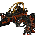 Sci-fi robot 3d model
