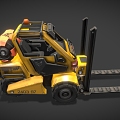 Forklift Cartoon Forklift Style Forklift Low Poly Forklift Cartoon Car Agricultural Vehicle 3d model