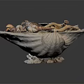Modern Shell Sea Shell Sea Shell Sea Shell Sea Products 3d model