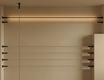 Decorative Light with Adjustable Color Temperature 3500K 4000K 4500K 5000K Options for Modern Interior Decoration 3d model