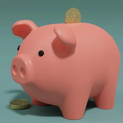 Piggy bank 3d model Piggy bank 3d model