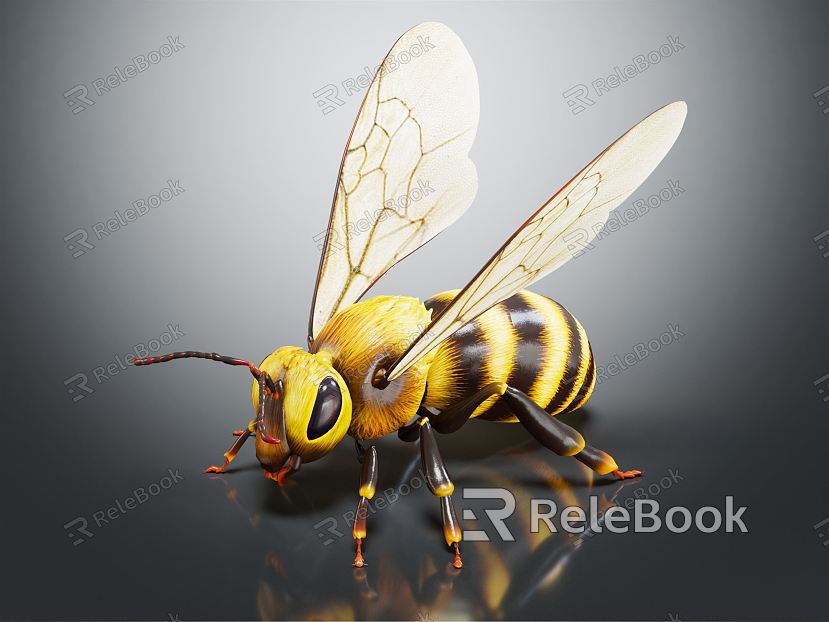 modern bee insect model