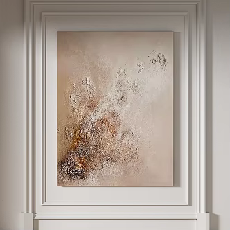 Jane Ou's Quiet Muscle Decorative Painting 3d model