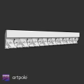 Elegant White Ornamental Architectural Component With Intricate Carved Patterns For Decoration